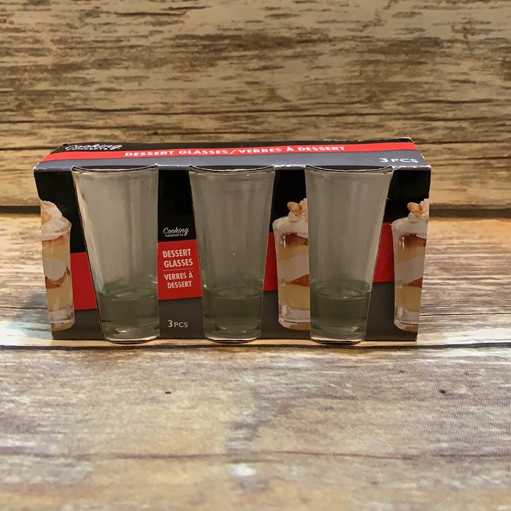 Cooking Concepts Dessert Or Shot Glasses , Set Of 3